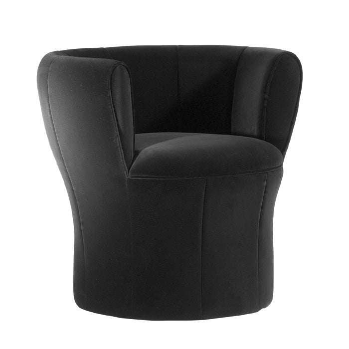 Driade Lisa Black Velvet Armchair | Panik Design