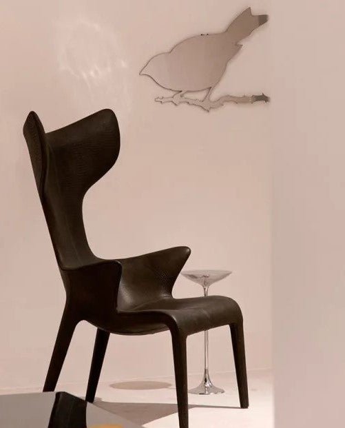 Driade Wall Mirror Stainless Steel Bird SNIJDER | Panik Design