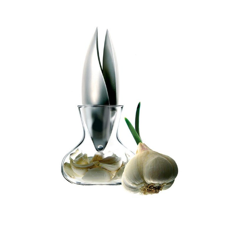 Eva Solo Garlic Press w Glass Container | Panik Design