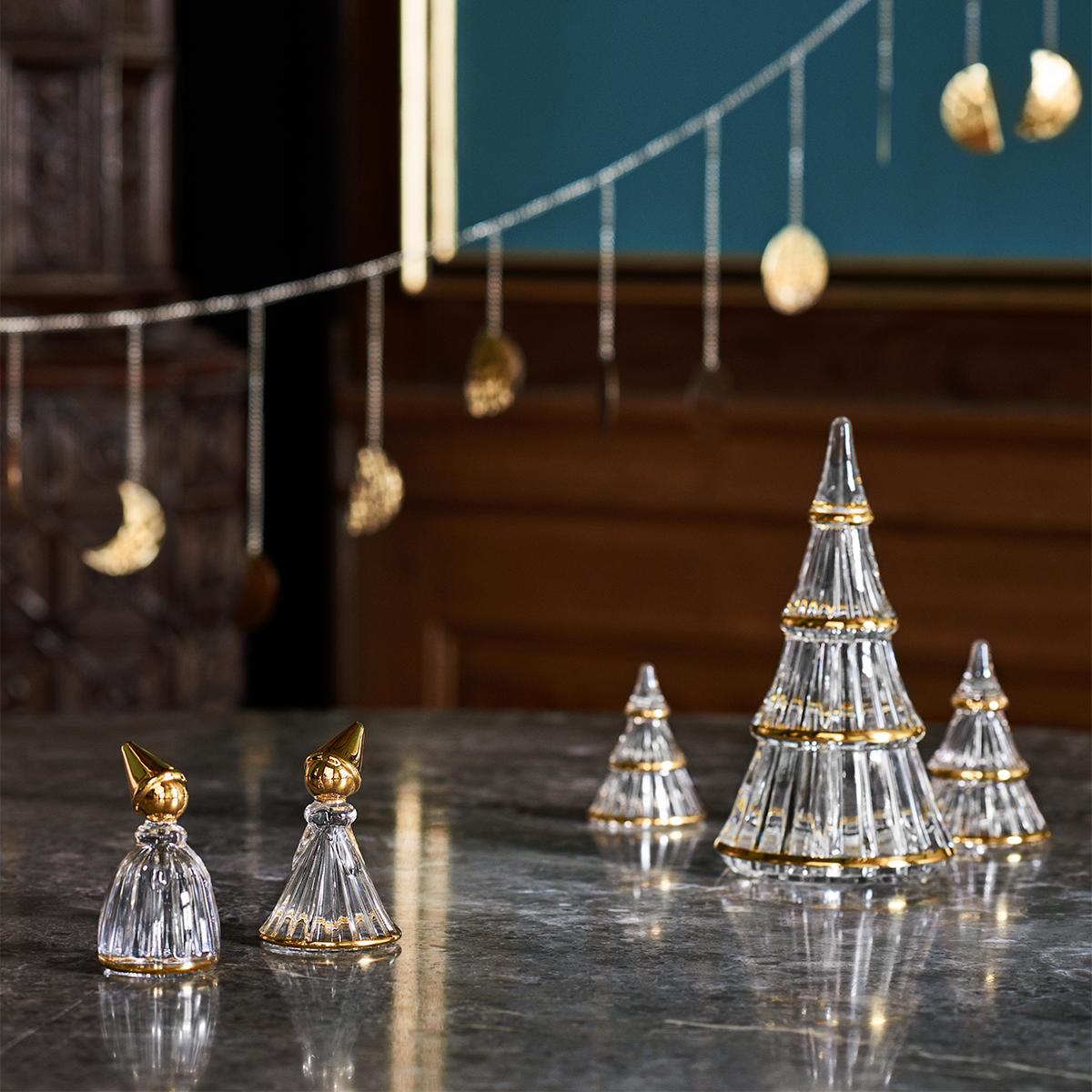Holmegaard Christmas  Glass Tree Table Display