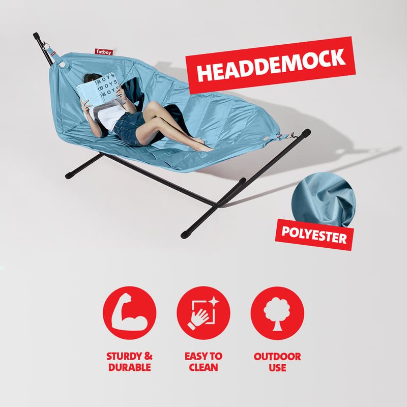Fatboy Headdemock Freestanding Hammock w Pillow | Panik Design