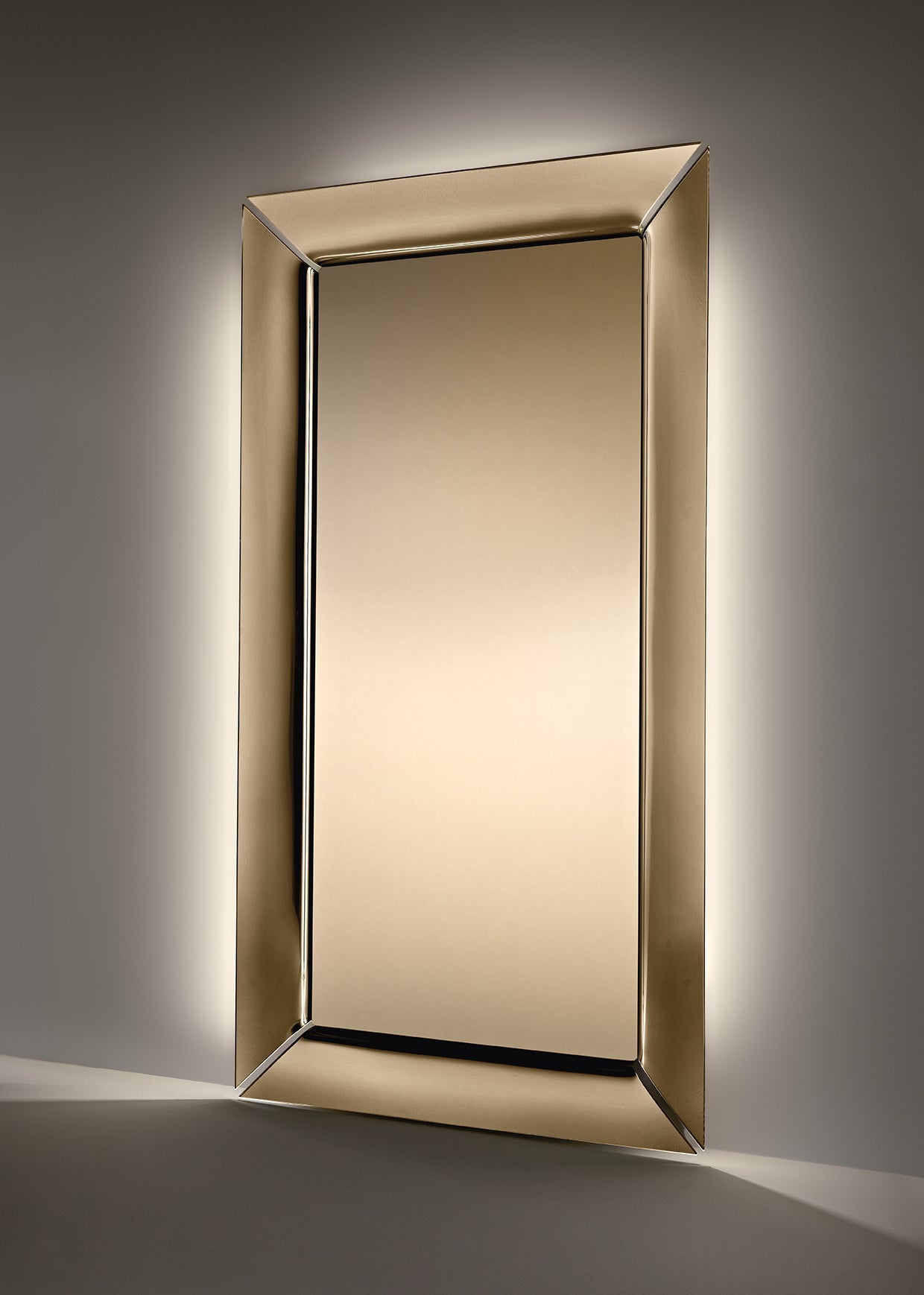 Fiam Caadre Mirror Philippe Starck Bronze | Panik Design
