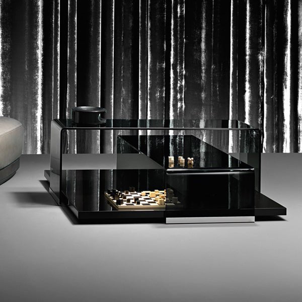 Fiam - Layers Coffee Table (Black Base) | Panik Design