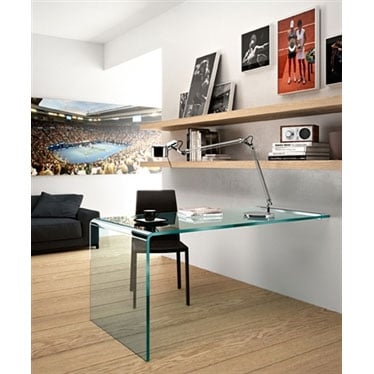 Fiam - Rialto L Wall Mounted Desk 120cm | Panik Design