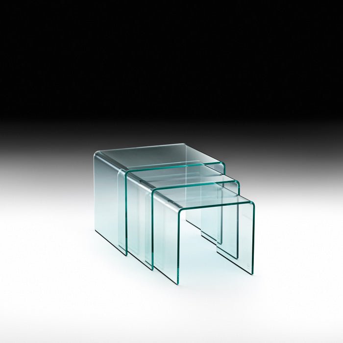 Fiam - Rialto Tris 3pcs Set of Tables | Panik Design