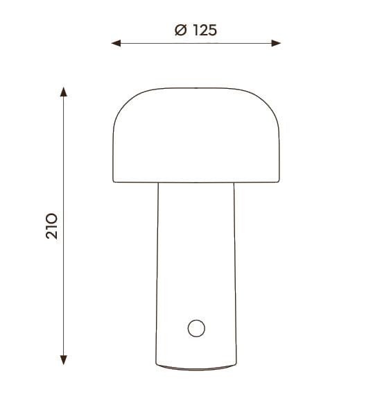 Flos Bellhop Battery Table Light | Panik Design