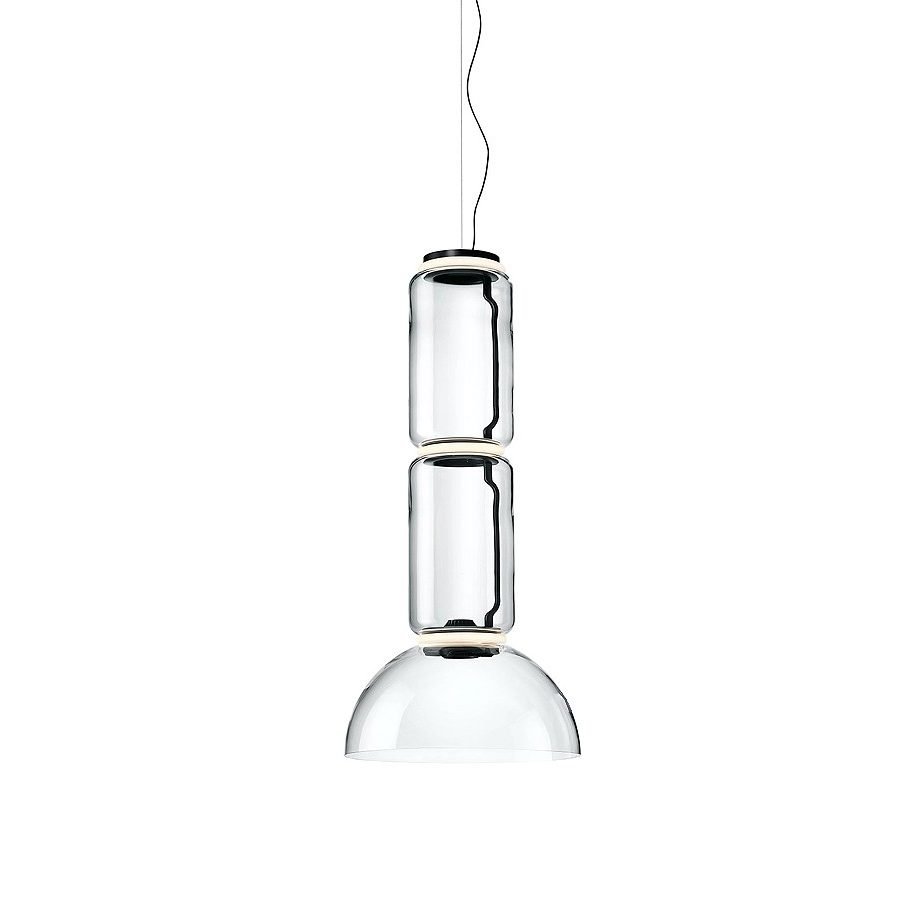 Flos Noctambule LED Low Cylinder Bowl Suspension Light | Panik Design