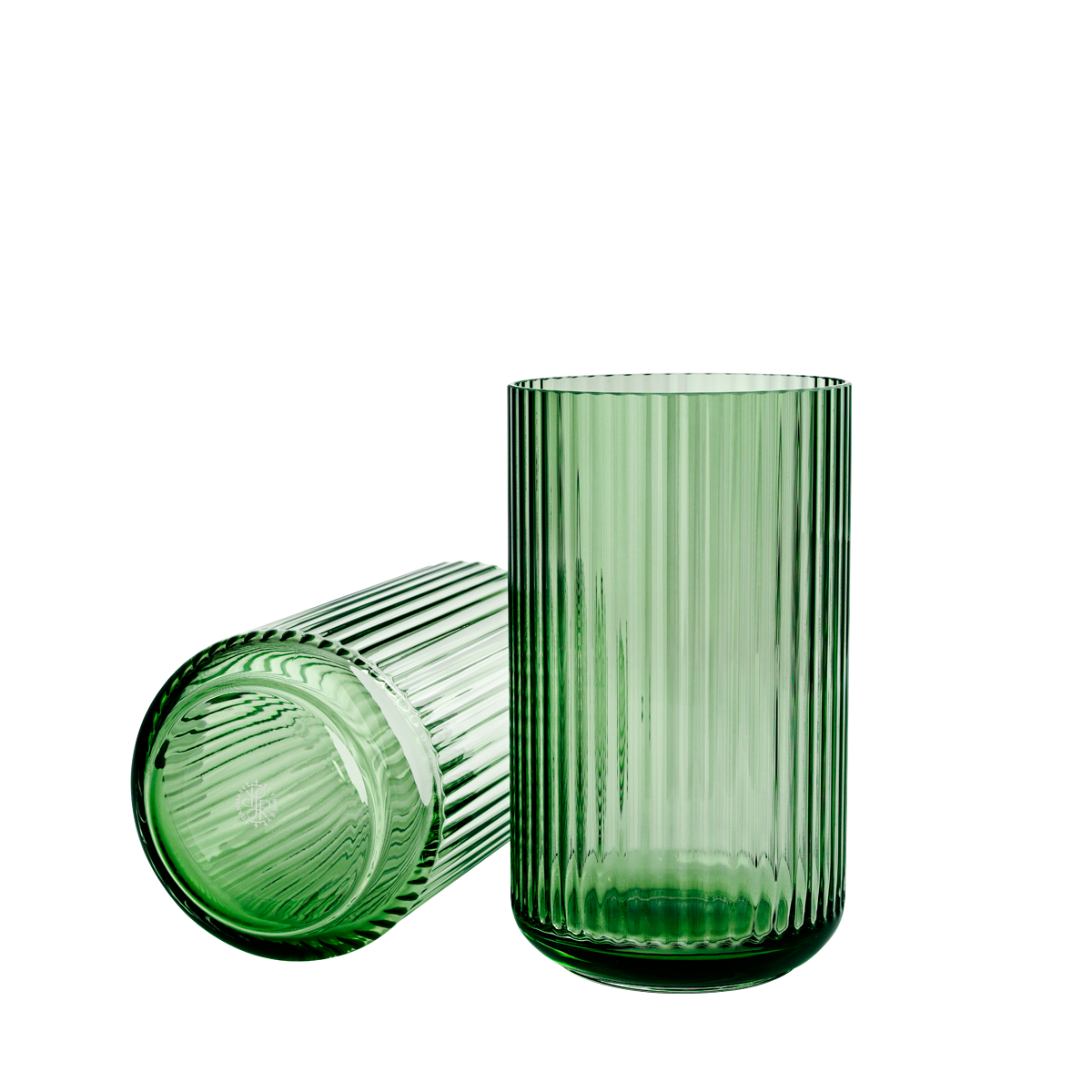 Lyngby Glass Vase Copenhagen Green