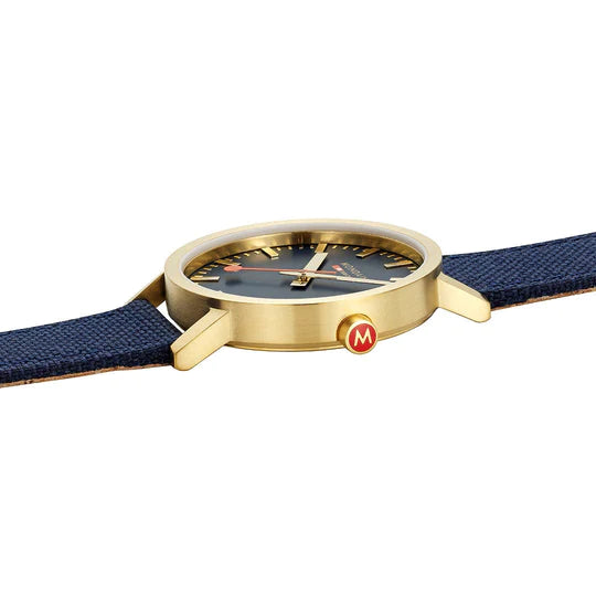Mondaine Watch CLASSIC G Ocean Blue 40mm