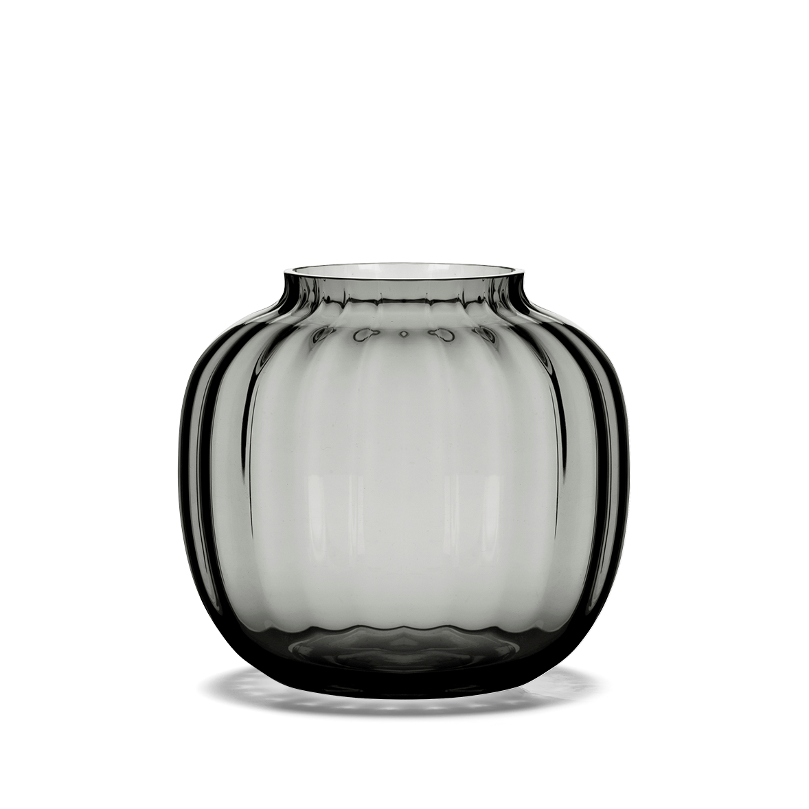 Holmegaard Vase Smoke 12.5cm Jacob E. Bang