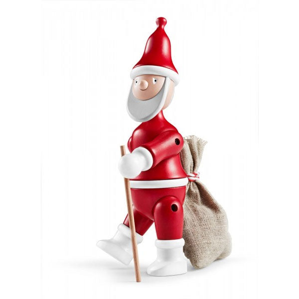 Rosendahl - Kay Bojesen - Santa Claus with Bag and Walking Stick 1940s