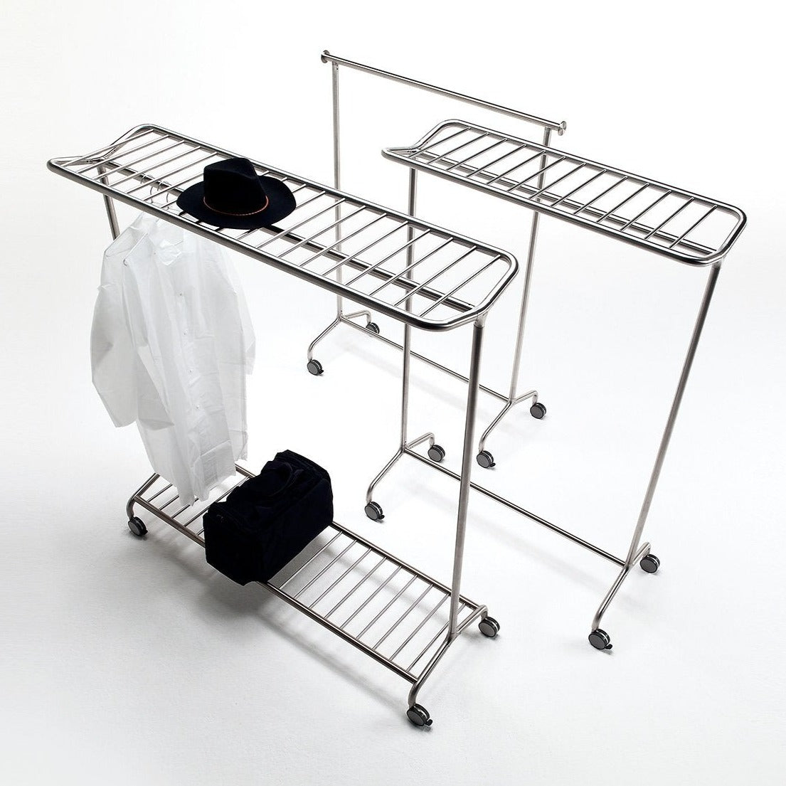 Rexite NOX VESTA Coat Rail on Wheels with Hat Rack