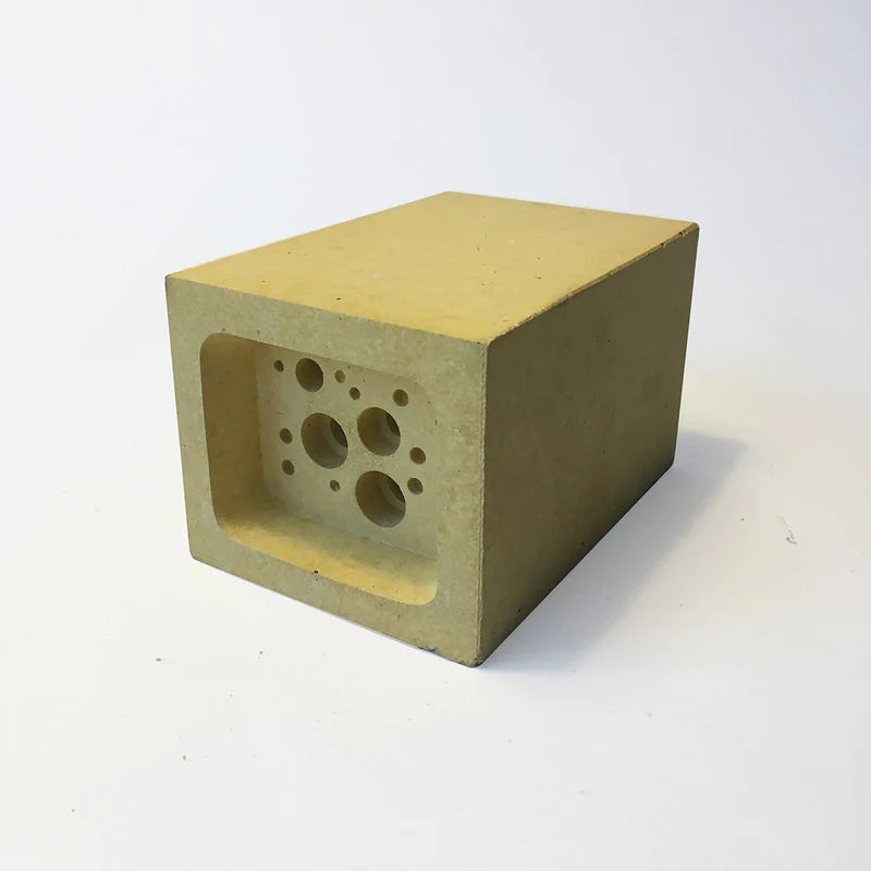 Green and Blue Small Bee Nesting Block