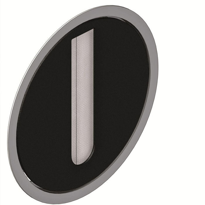 Vola Round Series Wall Build-In Tissue Dispenser Black