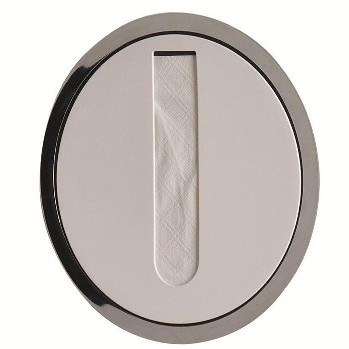Vola Round Series Wall Build-In Tissue Dispenser White
