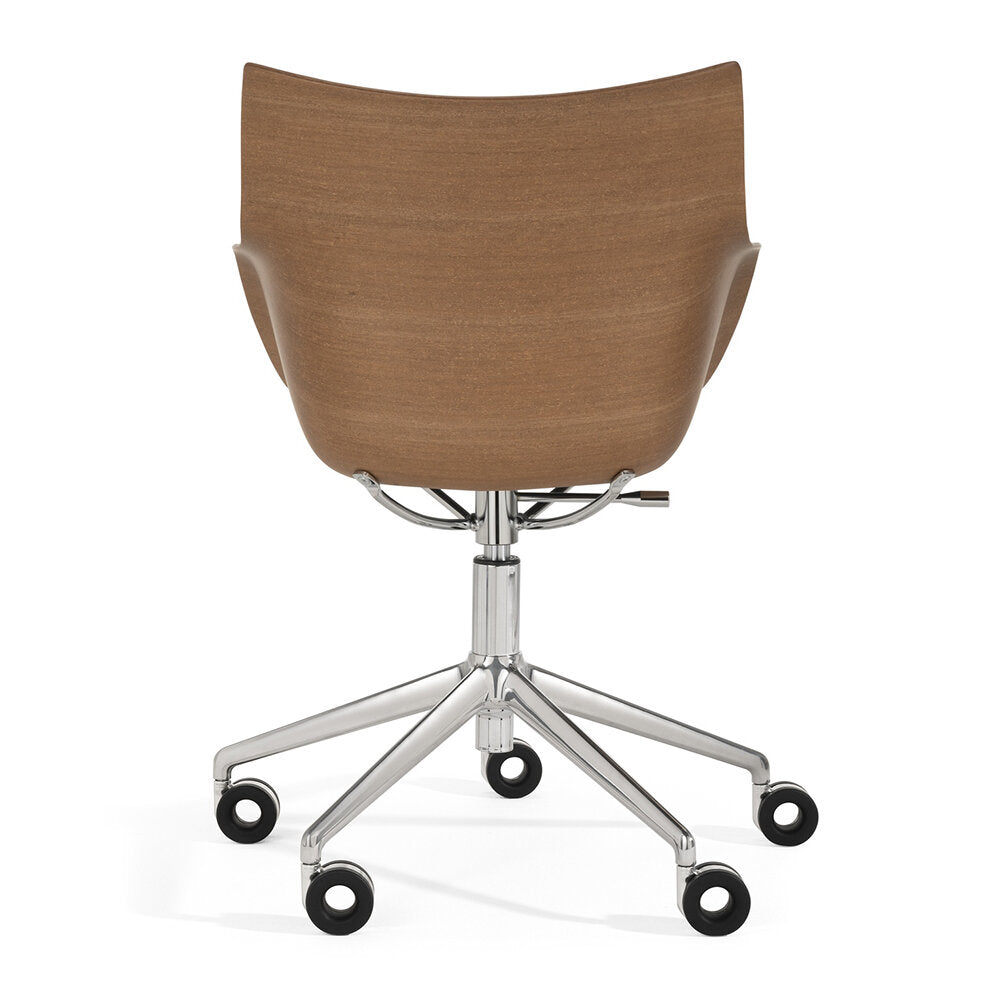 Kartell Q/Wood Office Chair w Arms
